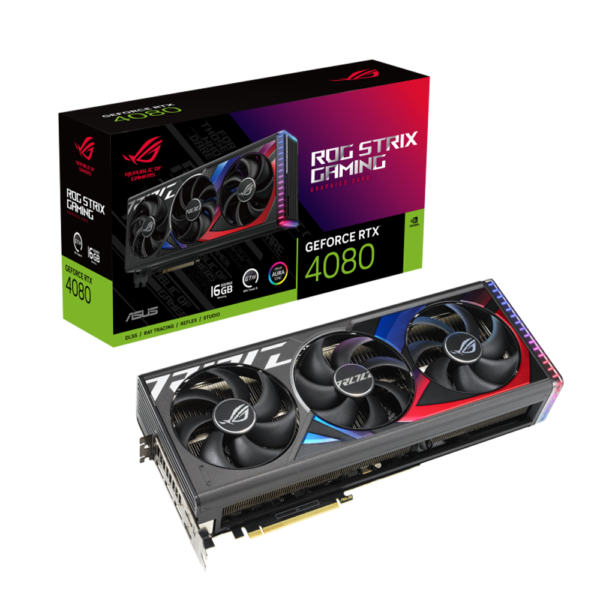 ASUS ROG STRIX NVIDIA GEFORCE RTX 4080 OC 16GB GDDR6X